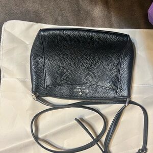 Kate Spade Black Pebbled Leather Shoulder Bag